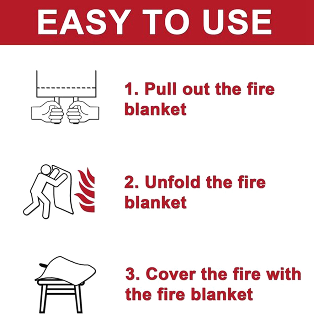 A40Z-Emergency Fire Blanket, F - Fire Blanket Kitchen recensione e prezzo