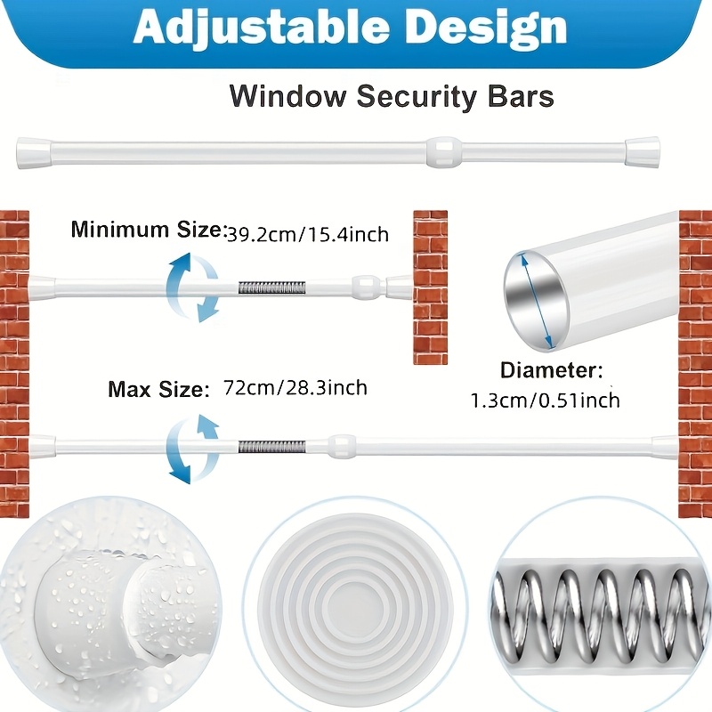 Adjustable Safety Ba Polished  - Window Lock Bar recensione e prezzo