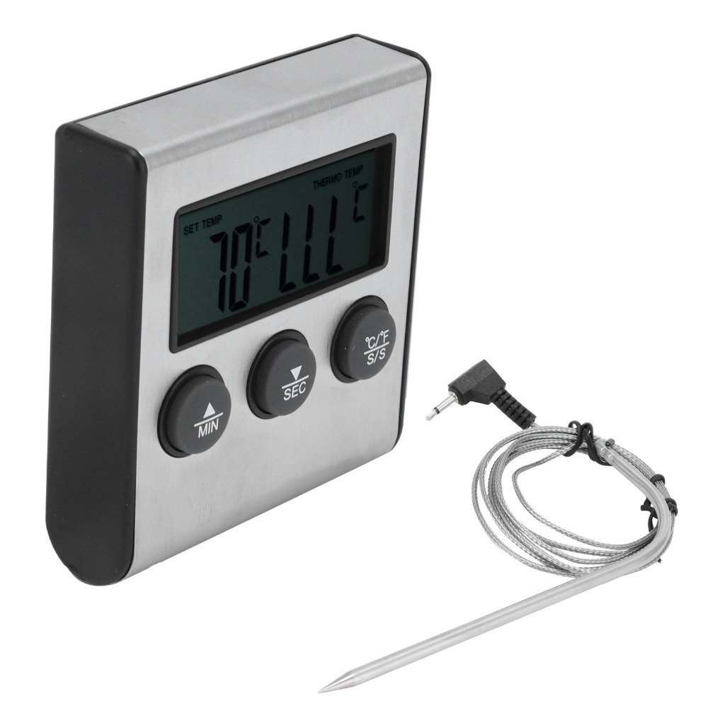 Silver Digital BBQ Meat Thermo - Pool Alarm Float recensione e prezzo