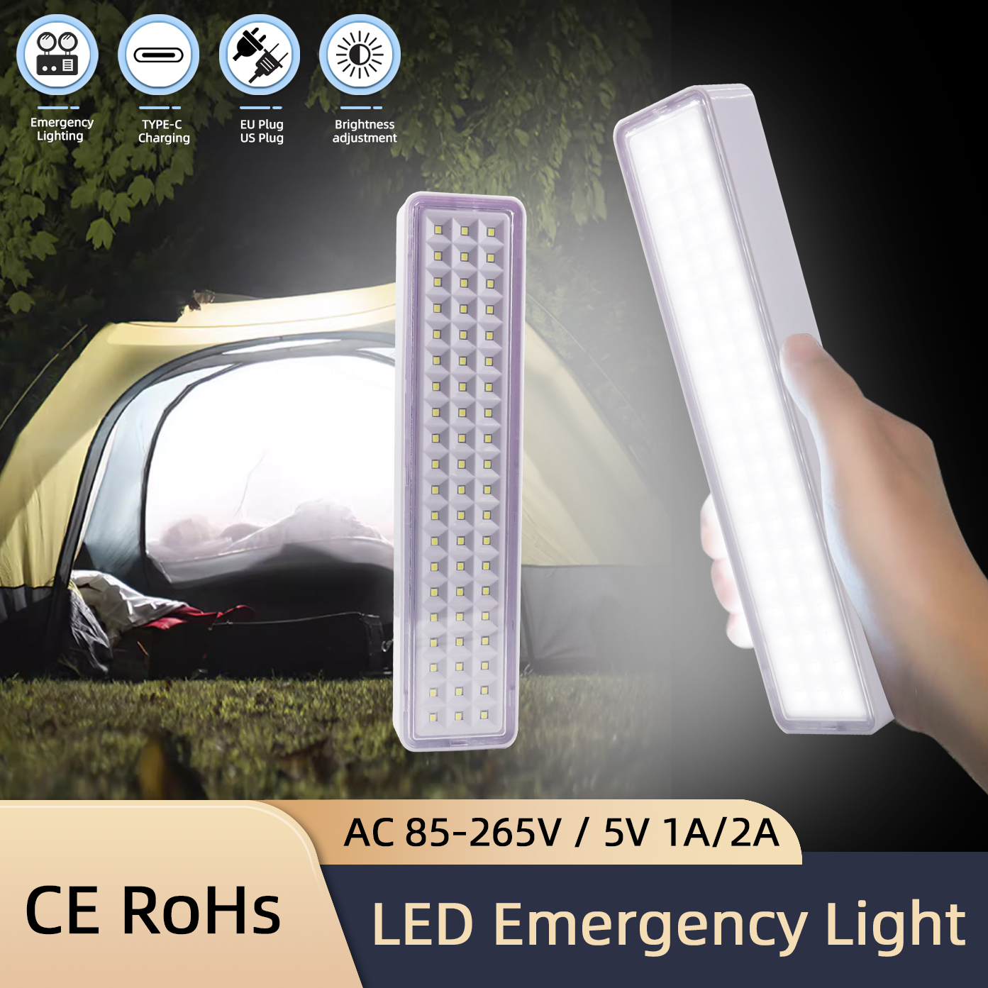 60LED Emergency Fire Fighting  - Power Outage Light recensione e prezzo
