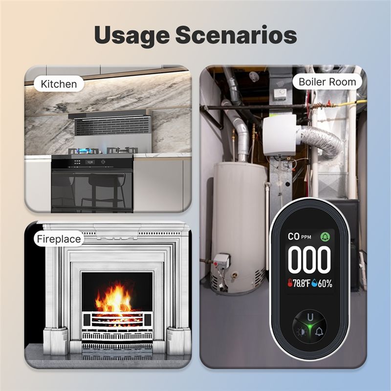 A93PHOT! Temperature Humidity  - Co Detector Plug recensione e prezzo