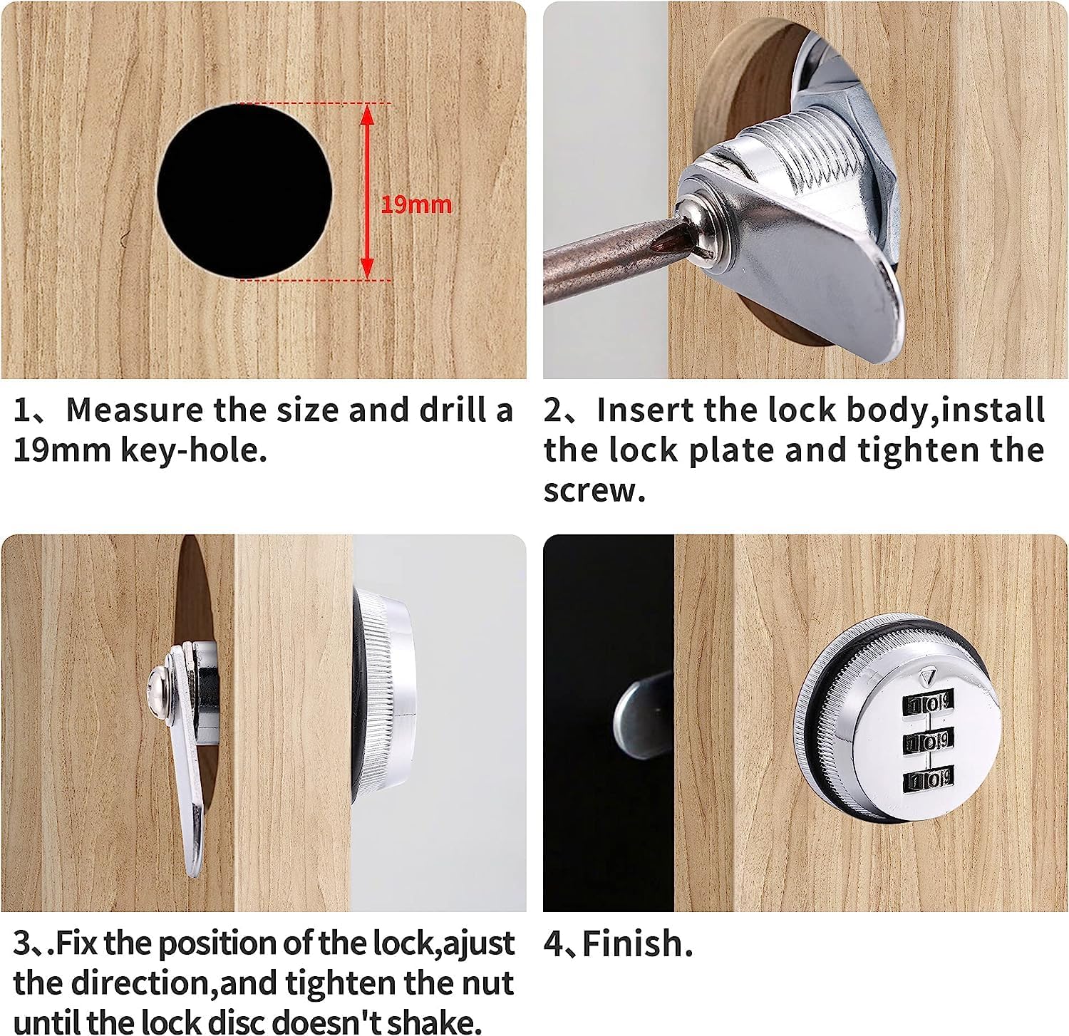 Combination Cabinet Cam Lock,  - Medicine Cabinet Lock recensione e prezzo