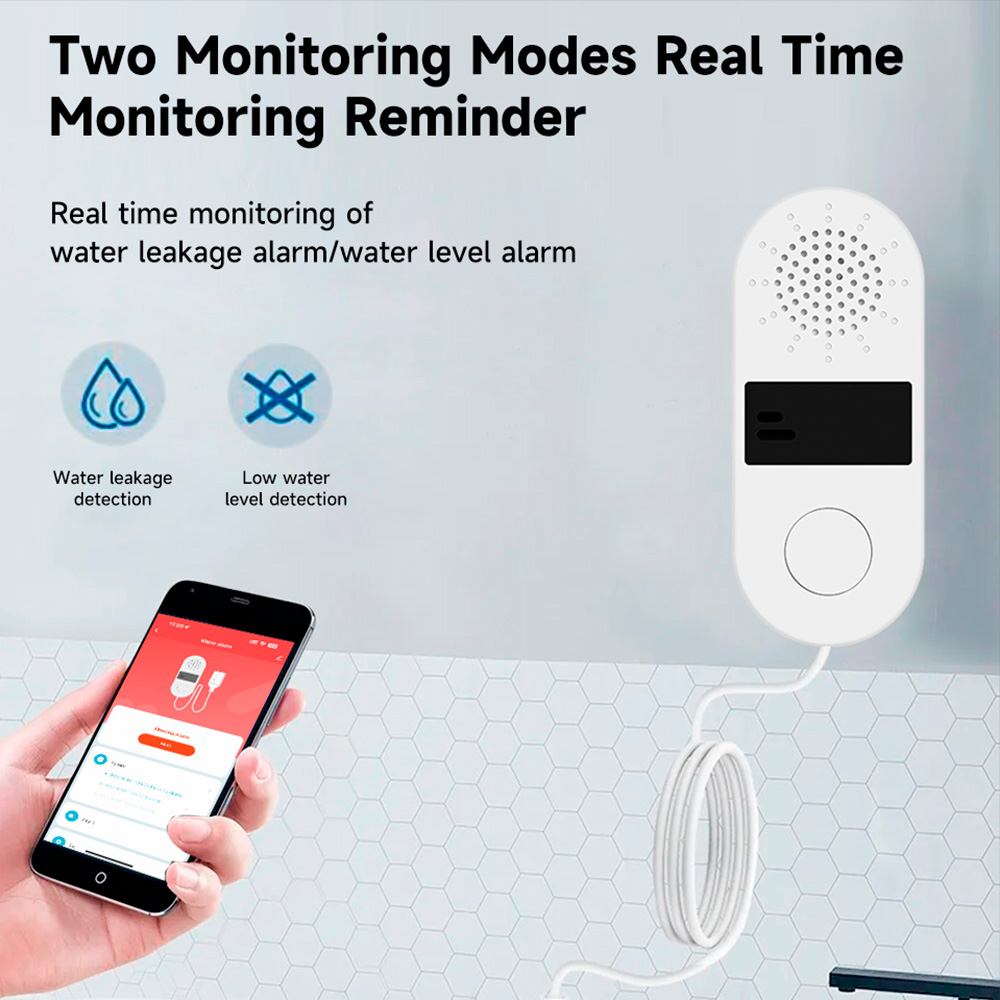 Tuya Wifi Water Leak Detector  - Water Alarm Sensor recensione e prezzo