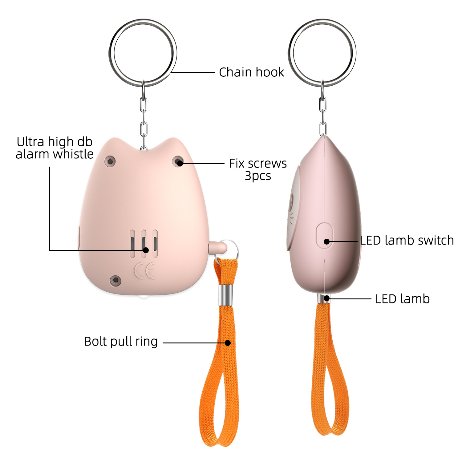 2025 New Personal Alarm Self-d - Personal Alarm Keychain recensione e prezzo