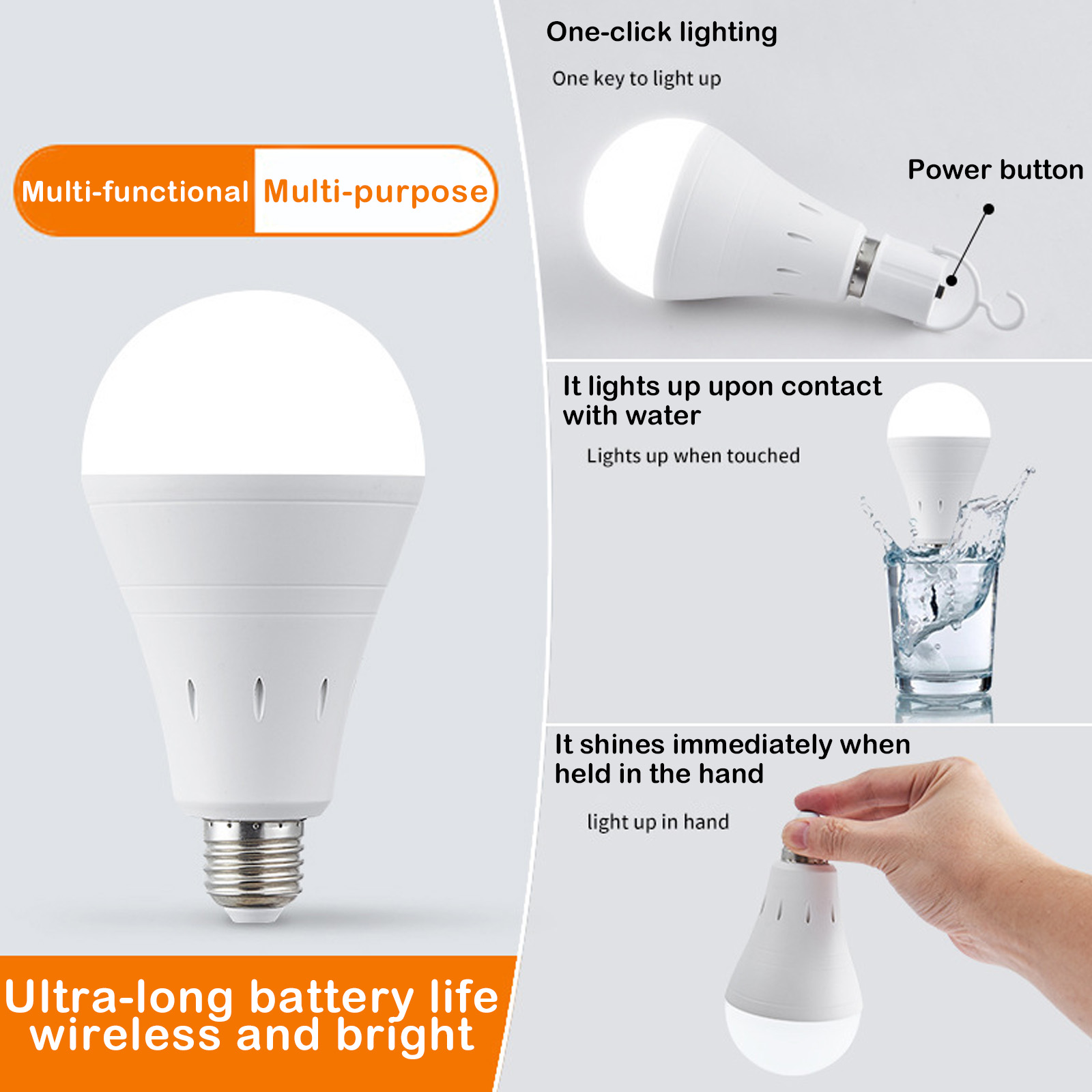 12W Rechargeable LED Emergency - Power Outage Light recensione e prezzo