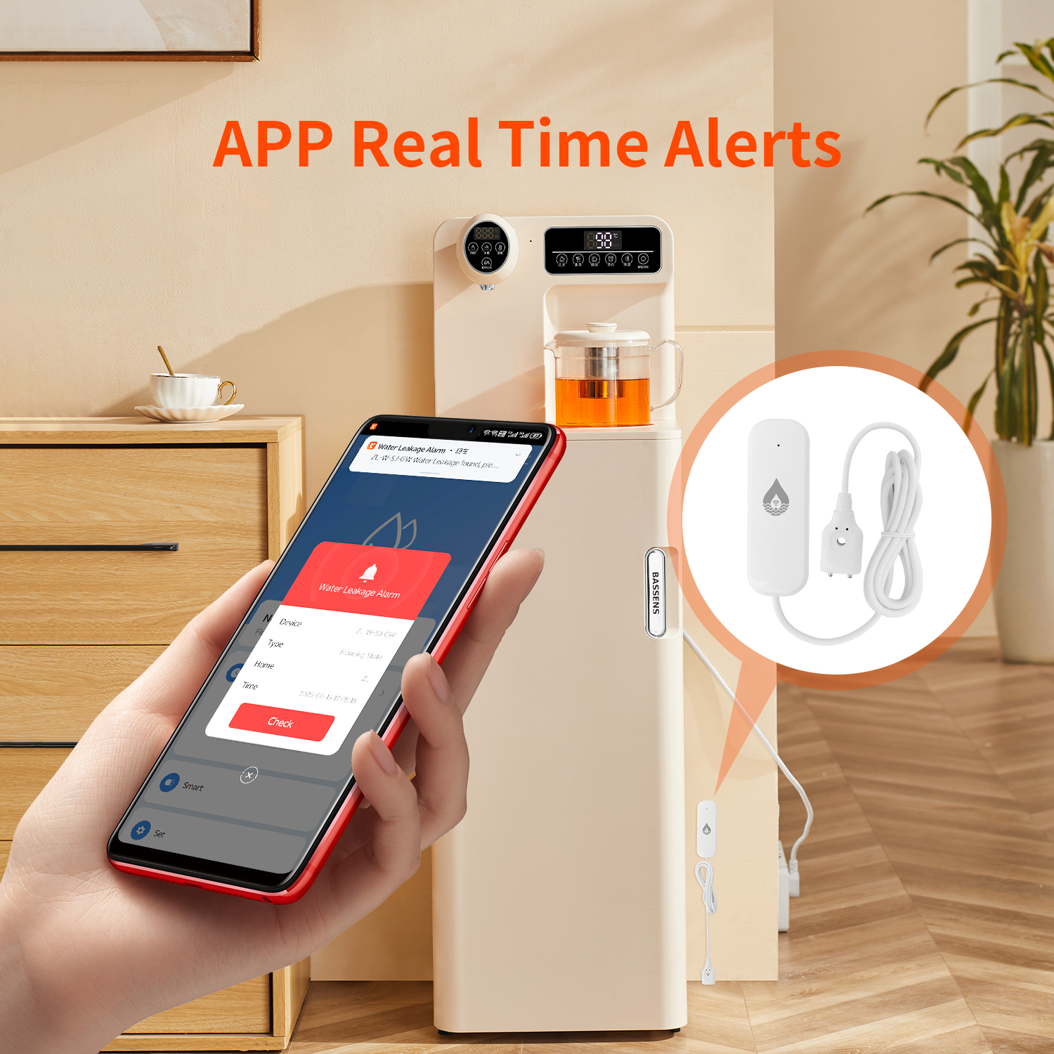 YFK Tuya WiFi Water Leakage Se - Water Alarm Sensor recensione e prezzo