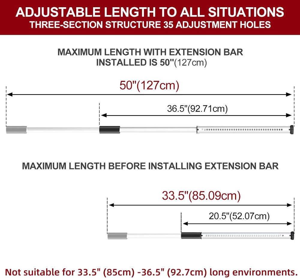 Sliding Door Security Bar, Hea - Window Lock Bar recensione e prezzo