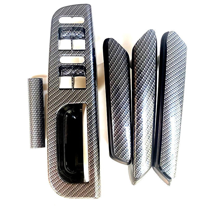 Carbon fiber pattern door hand - Window Lock Bar recensione e prezzo