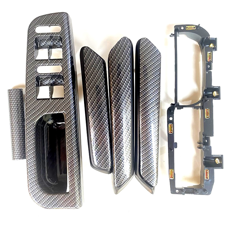 Carbon fiber pattern door hand - Window Lock Bar recensione e prezzo