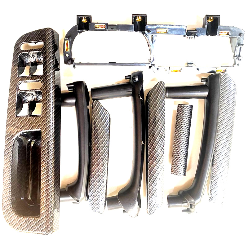 Carbon fiber pattern door hand - Window Lock Bar recensione e prezzo