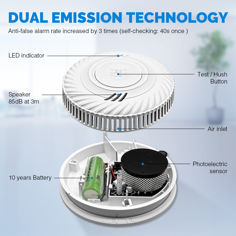 Powered Hotel Smart Wireless T - Smoke Detector Interconnected recensione e prezzo