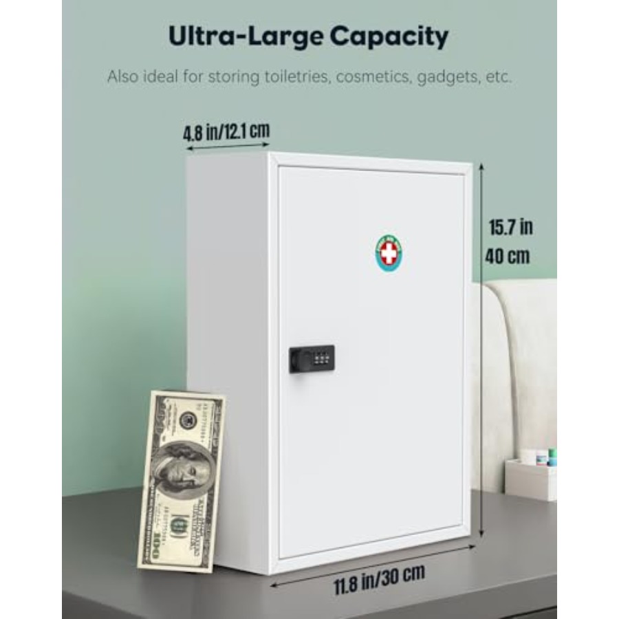 Wall Mount Medicine Cabinet wi - Medicine Cabinet Lock recensione e prezzo