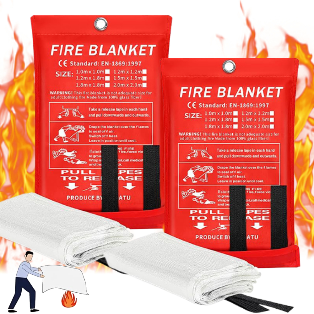 Fire Blanket 1/1.2/2M Easy & Q - Fire Blanket Kitchen recensione e prezzo