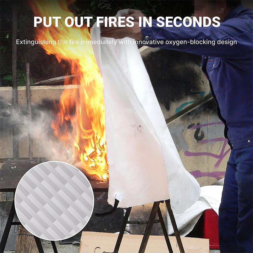 Fire Blanket 1/1.2/2M Easy & Q - Fire Blanket Kitchen recensione e prezzo