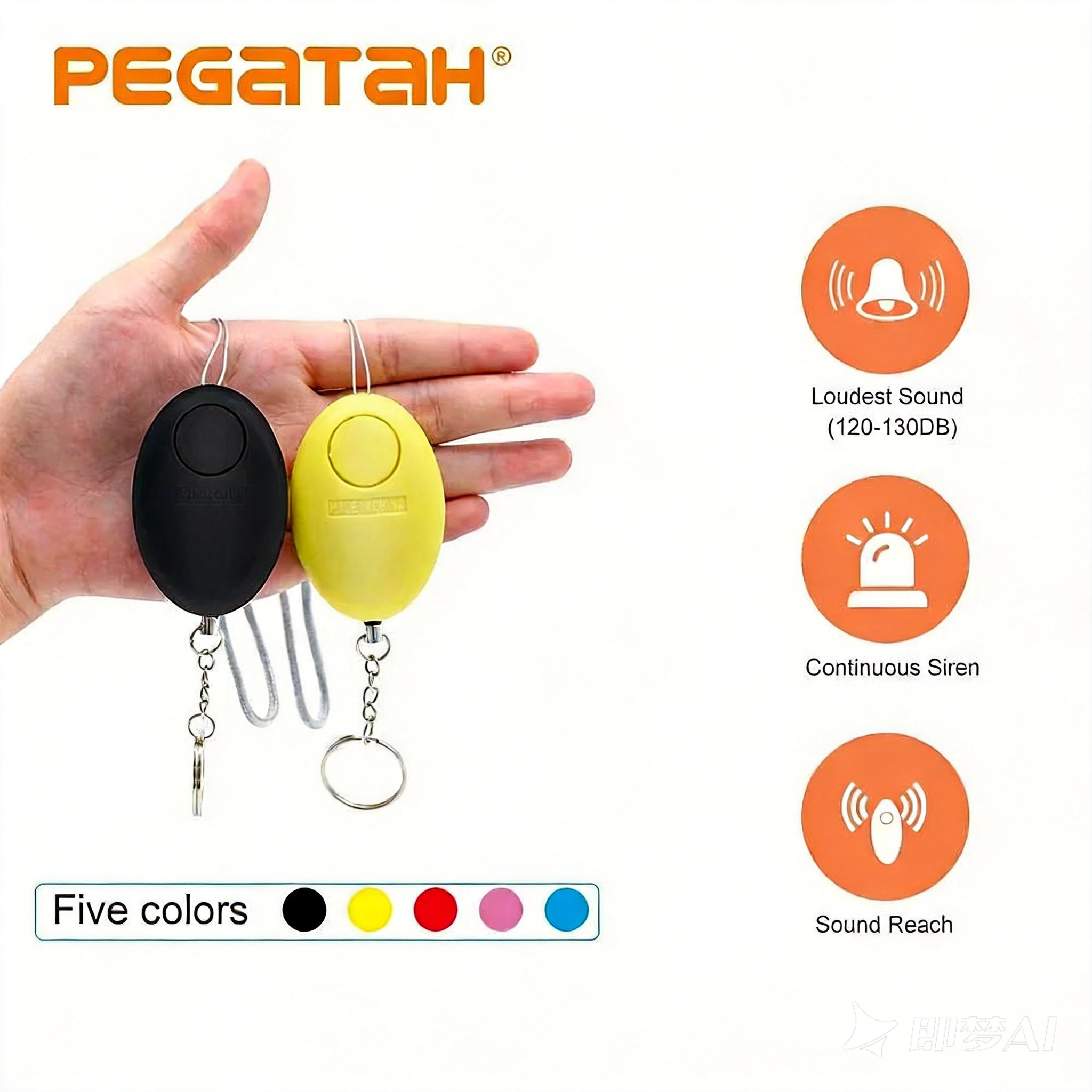 120dB Personal Safety Alarm Ke - Personal Alarm Keychain recensione e prezzo