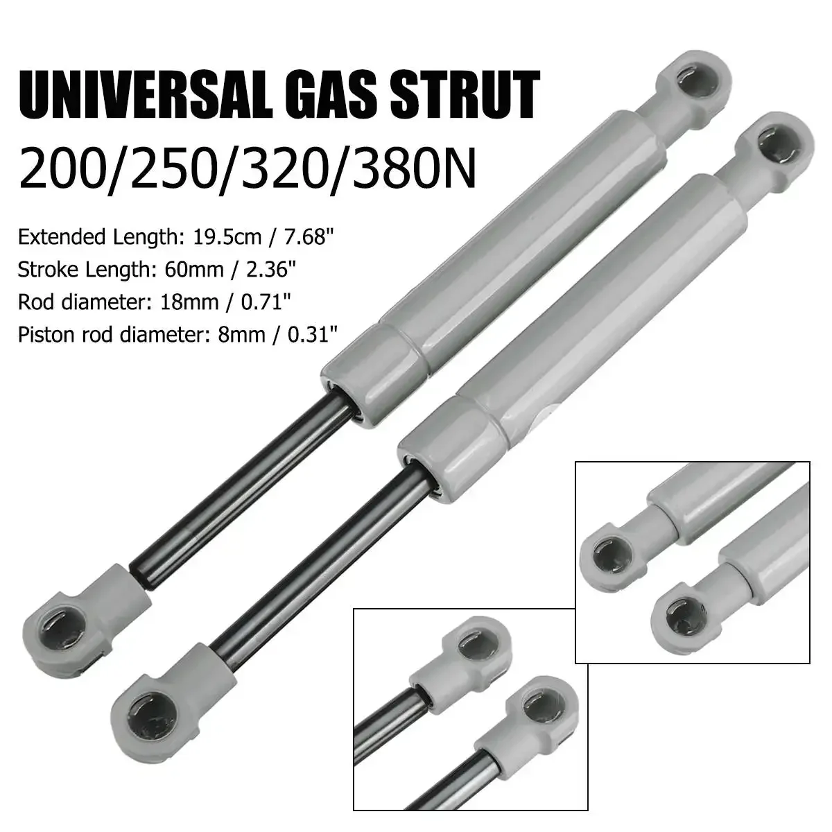 200-380N 195mm 8mm for RV Bed  - Window Lock Bar recensione e prezzo