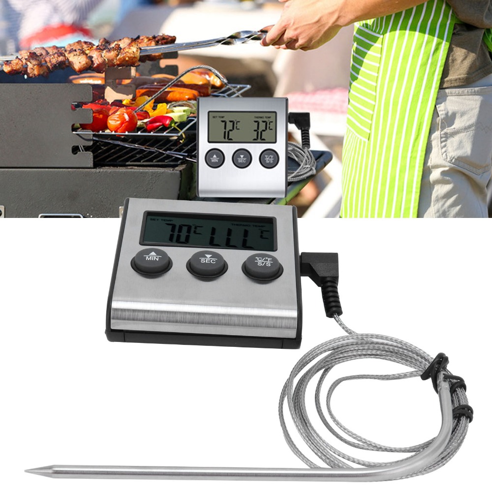 Silver Digital BBQ Meat Thermo - Pool Alarm Float recensione e prezzo
