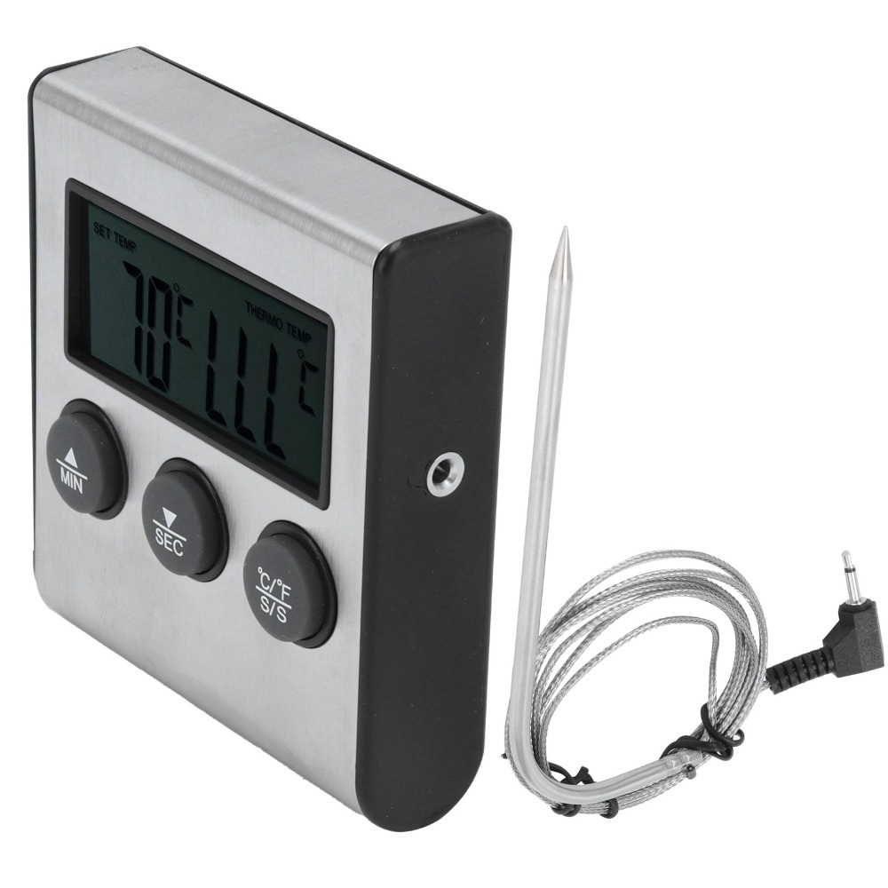 Silver Digital BBQ Meat Thermo - Pool Alarm Float recensione e prezzo