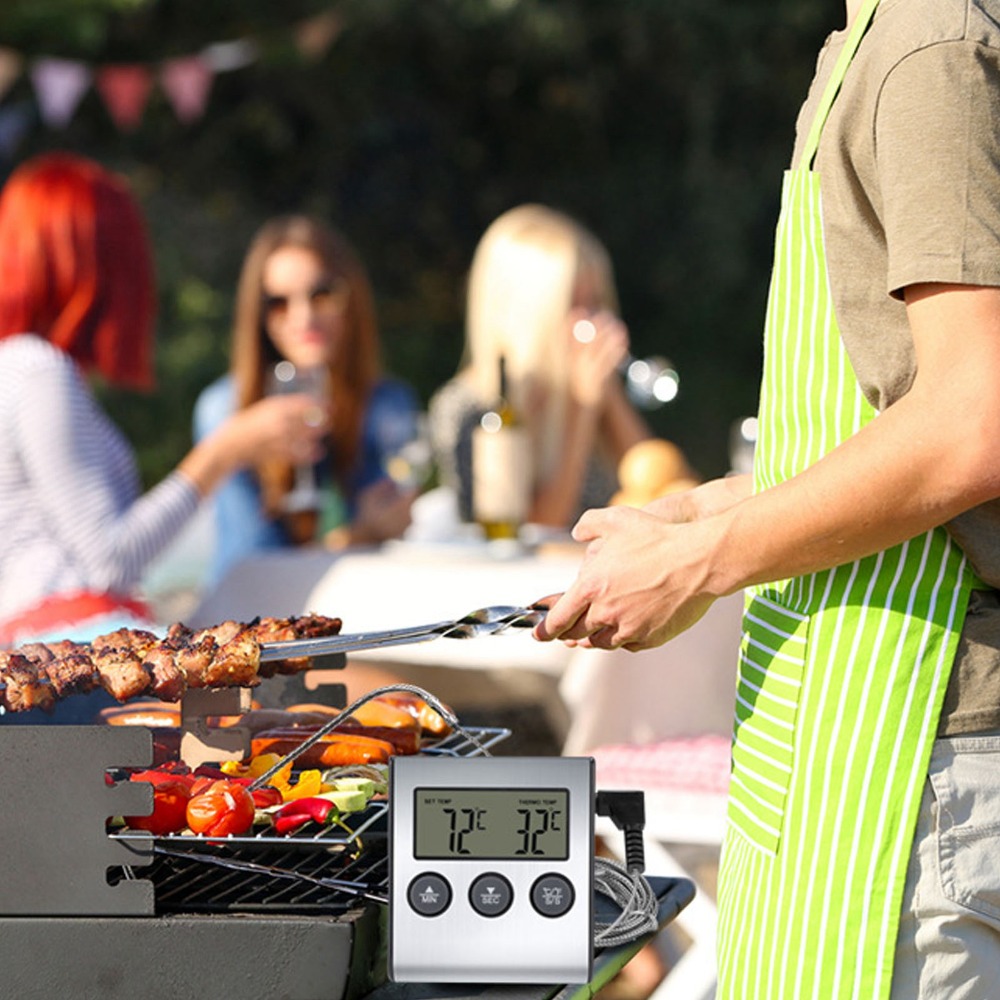Silver Digital BBQ Meat Thermo - Pool Alarm Float recensione e prezzo
