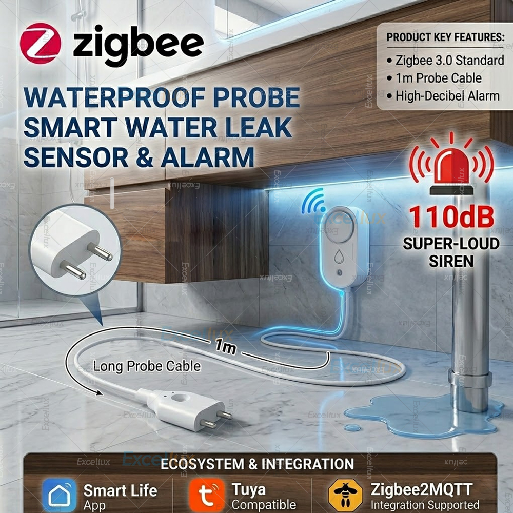 Smart Water Leak Sensor ZigBee - Water Alarm Sensor recensione e prezzo