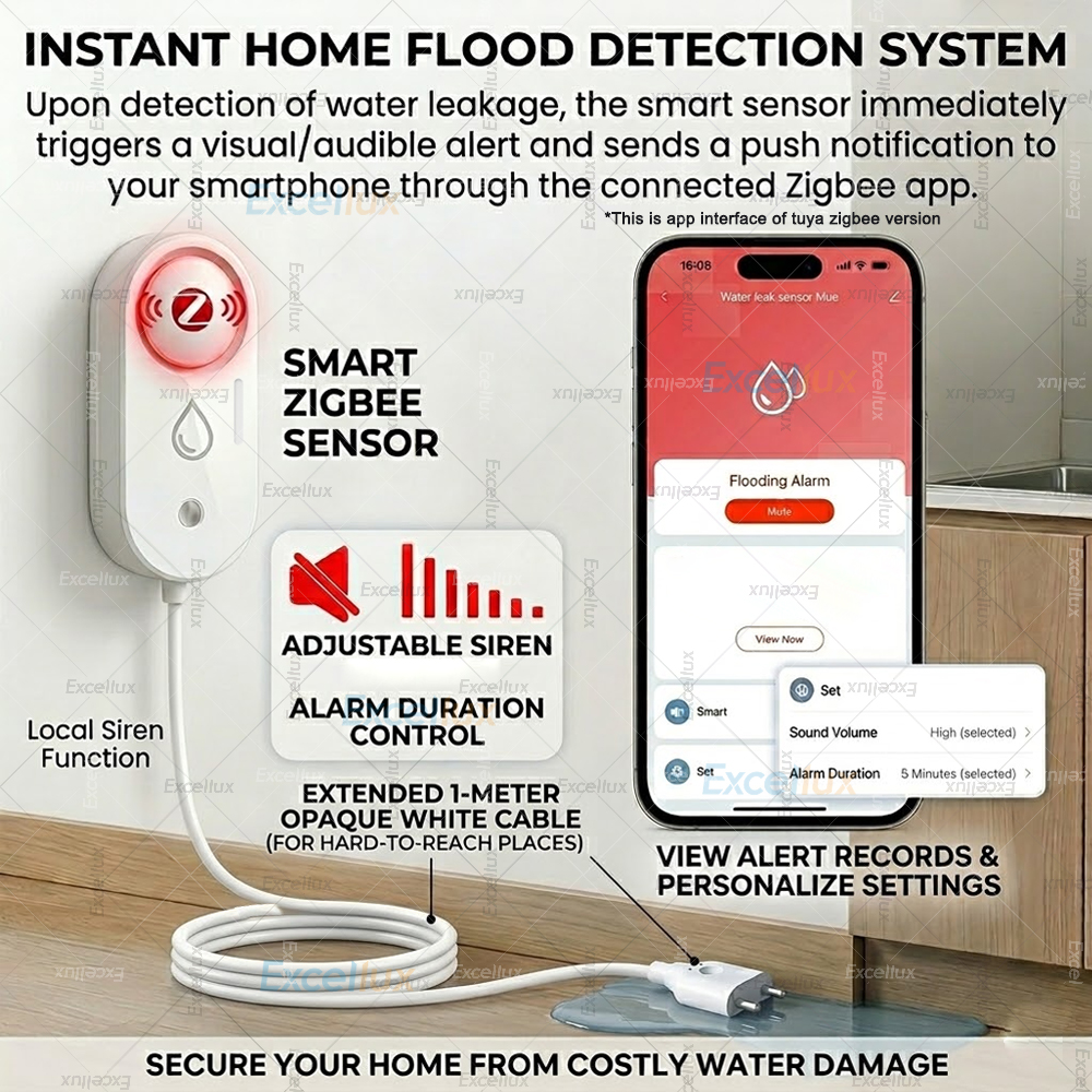 Smart Water Leak Sensor ZigBee - Water Alarm Sensor recensione e prezzo
