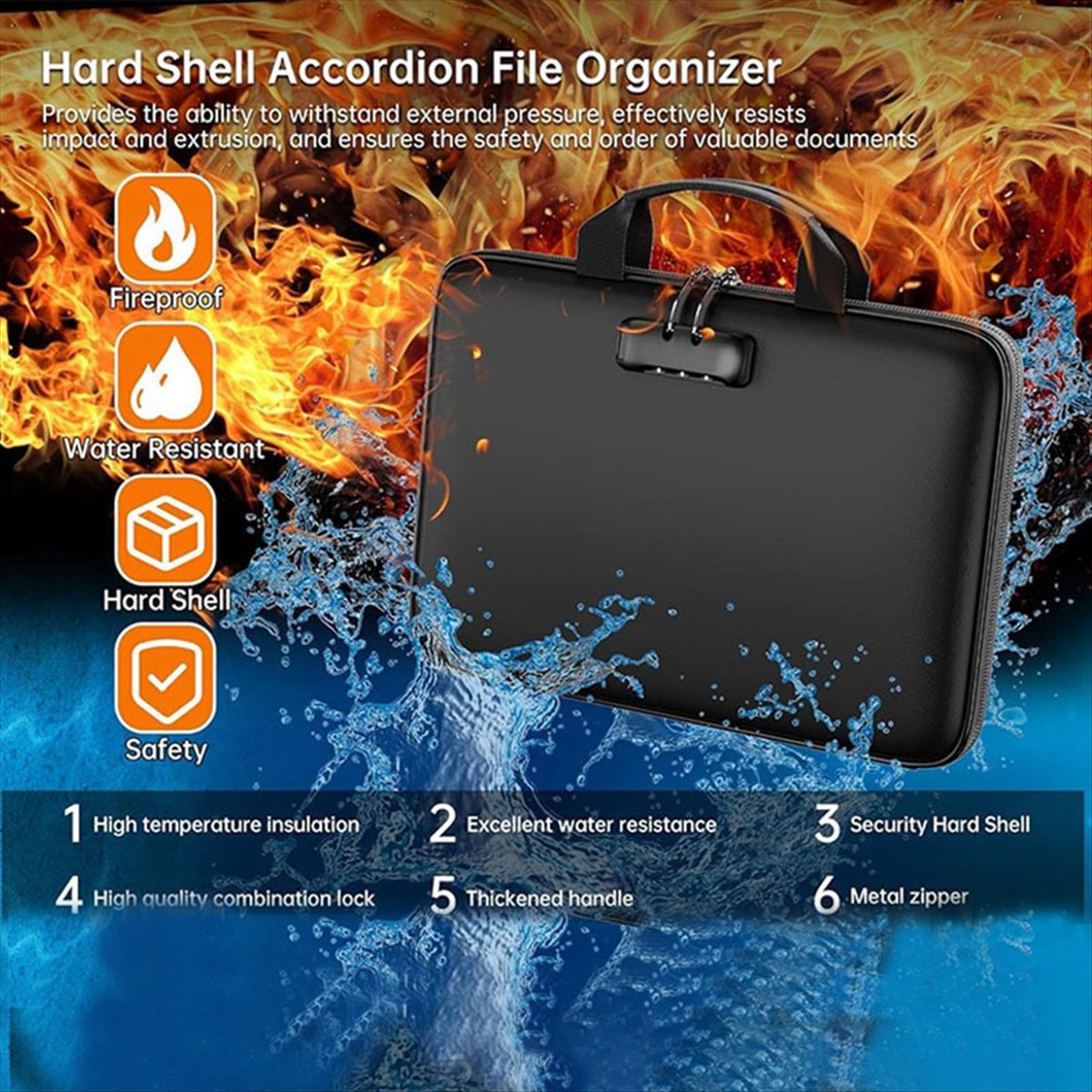 Fireproof Document Organizer B - Fire Safe Document recensione e prezzo