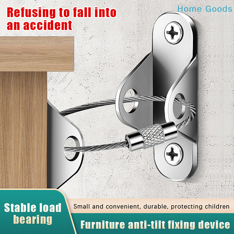1Set Furniture Anchors Anti Ti - Earthquake Anchor Strap recensione e prezzo
