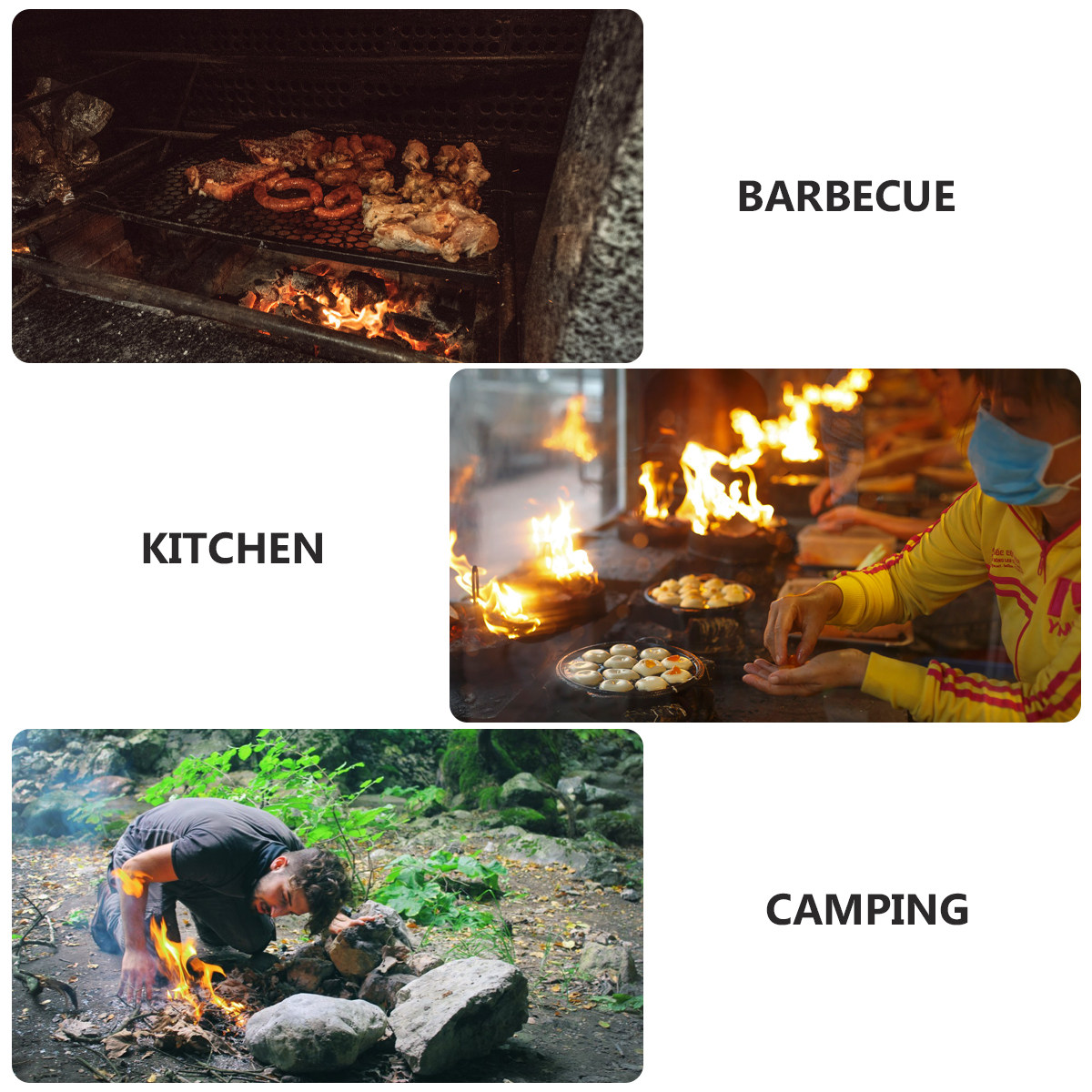 1Pcs Fire Retardant Fabric Fir - Fire Blanket Kitchen recensione e prezzo
