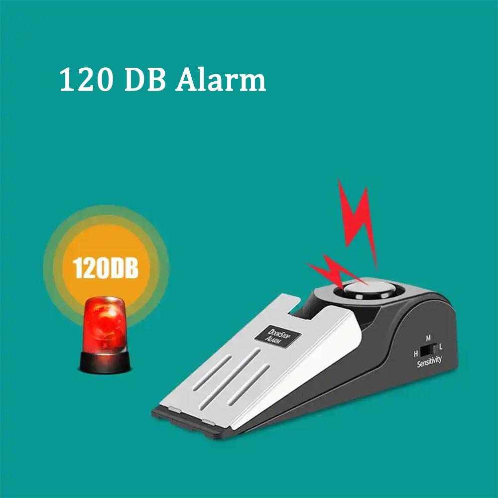 125 DB Anti-theft Burglar Stop - Door Stop Alarm recensione e prezzo
