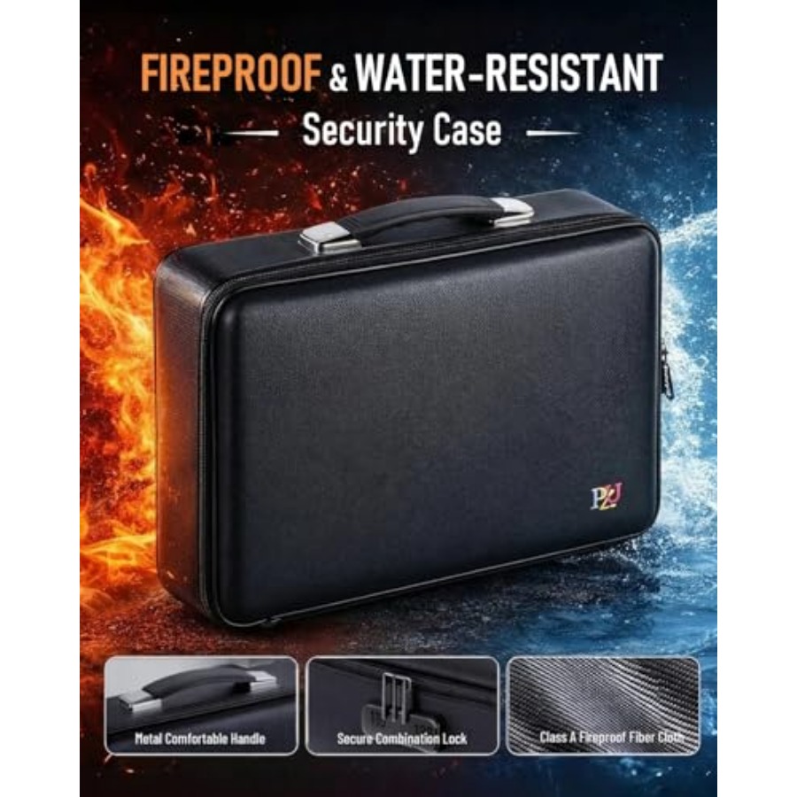 Fireproof Document Box - Hard- - Fire Safe Document recensione e prezzo