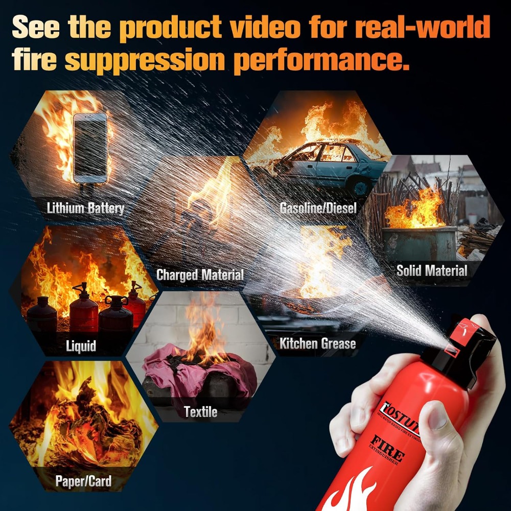8-IN-1 Fire Extinguisher for H - Fire Extinguisher Small recensione e prezzo