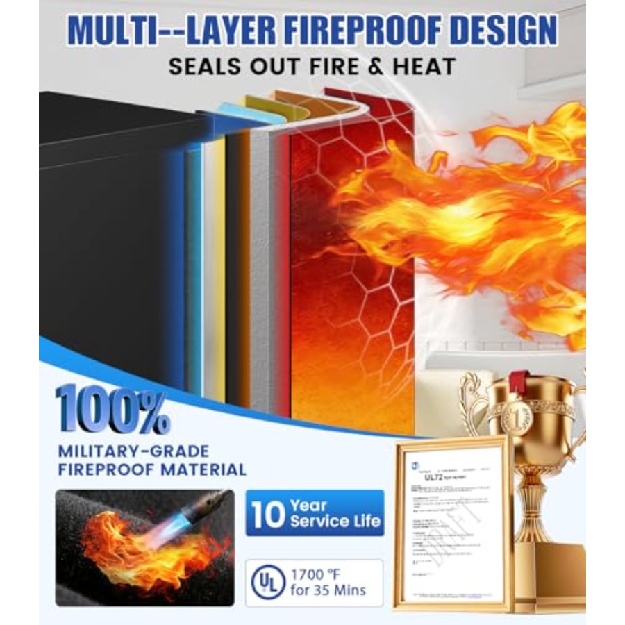 Heavy Duty Fireproof Safe for  - Fire Safe Document recensione e prezzo