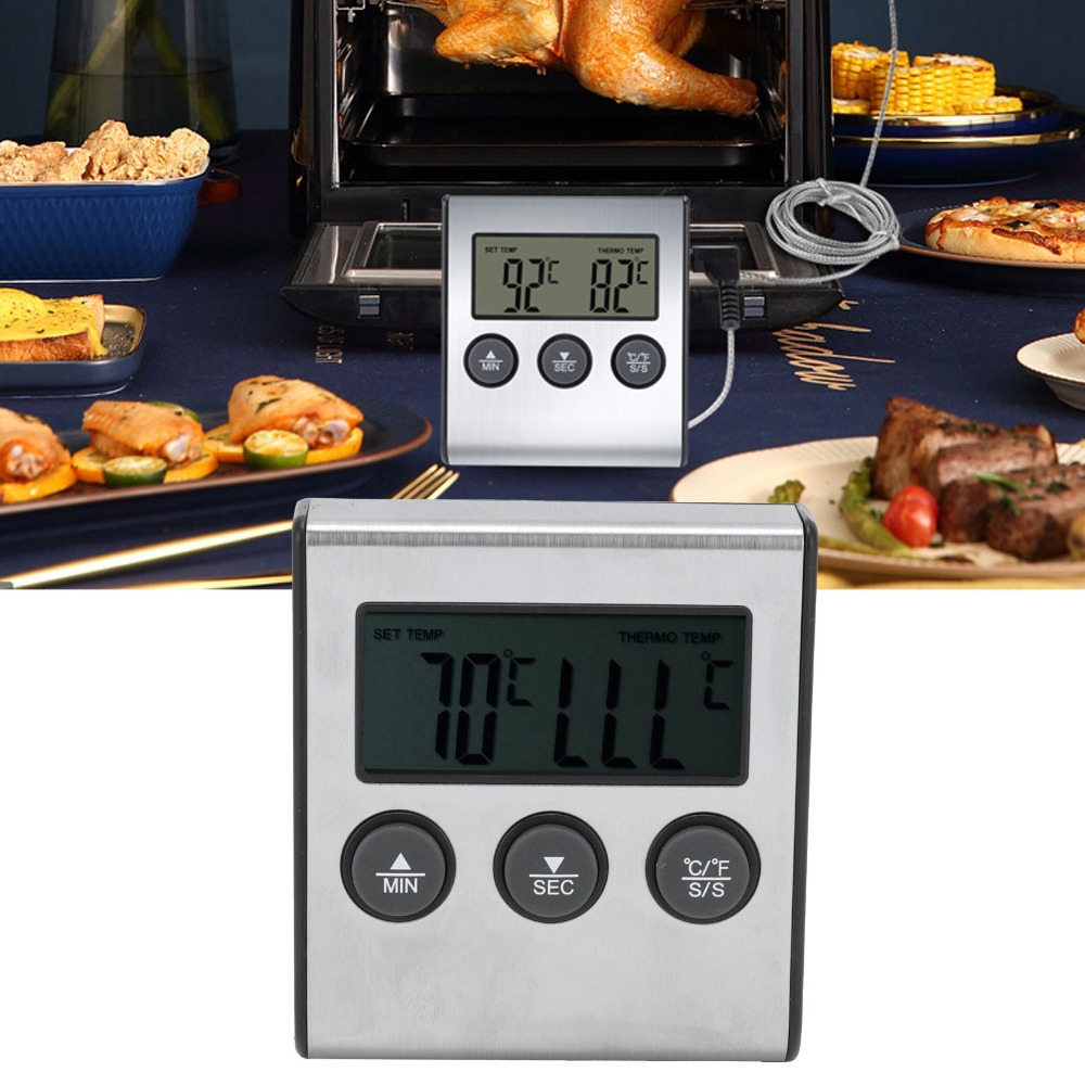 Silver Digital BBQ Meat Thermo - Pool Alarm Float recensione e prezzo
