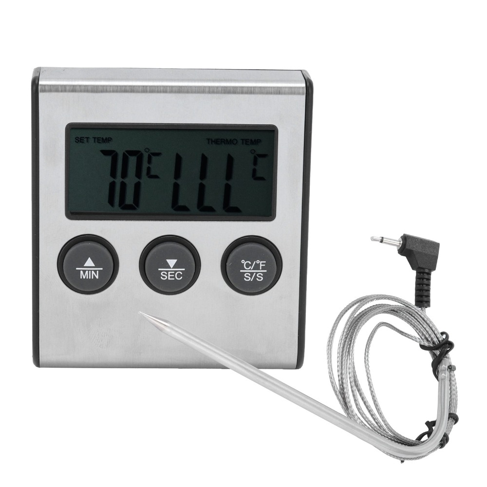 Silver Digital BBQ Meat Thermo - Pool Alarm Float recensione e prezzo