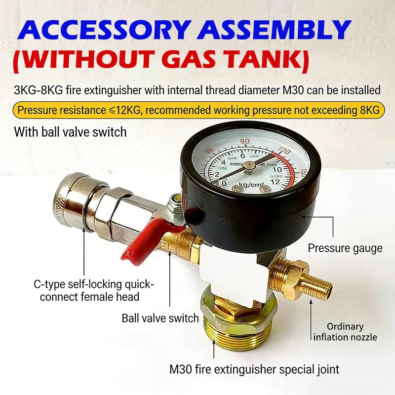 Small Air Tank Pressure Adapte - Fire Extinguisher Small recensione e prezzo