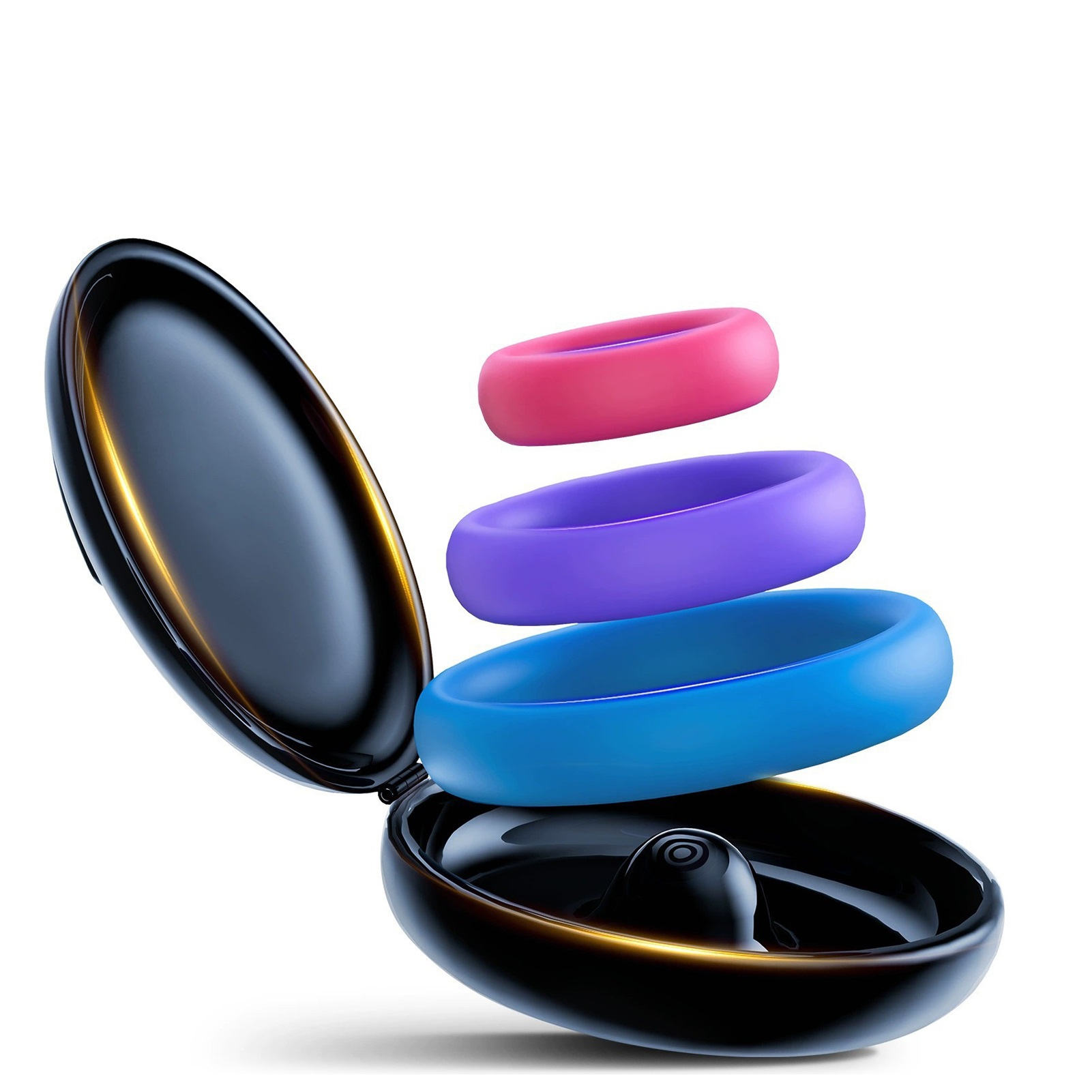 3pcs Silicone Cock Ring With P - Medicine Cabinet Lock recensione e prezzo