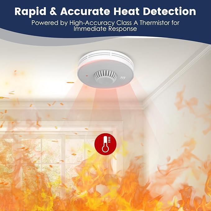 Wireless Interlinked Smoke and - Smoke Detector Interconnected recensione e prezzo